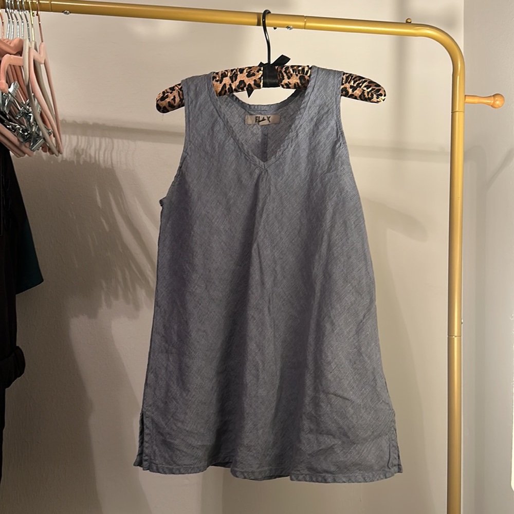 Blue Flax tank size small.